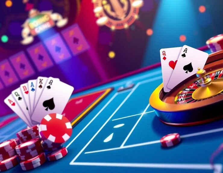 Live dealer Texas Hold'em Bonus table at situs asia303